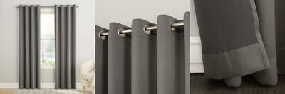 Sun Zero Barrow Energy Efficient Grommet Curtain Panel, 54