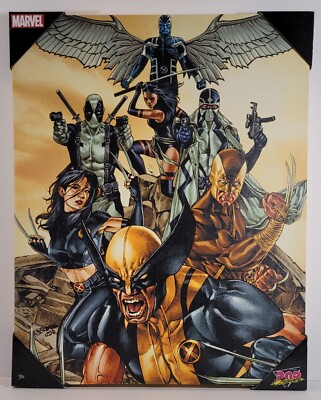 Marvel Legends Wolverine Deadpool X-Force Wall Art Canvas Pop (Please Read)-image