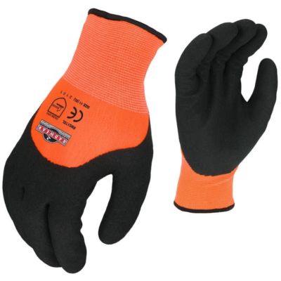 Radians RWG17 Hi-Vis Orange Cut Resistant Dipped Cold Weather Glove-image