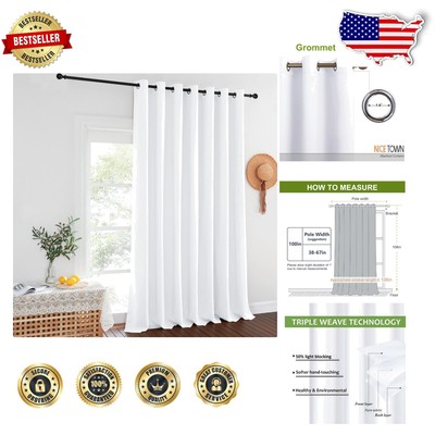 Elegant White Thermal Curtains 100