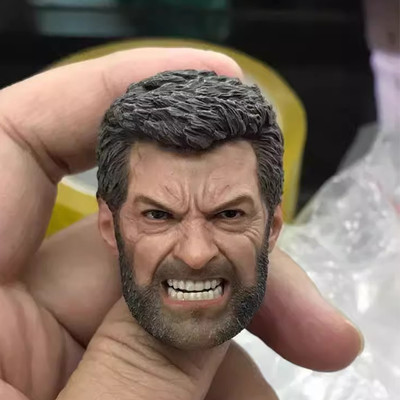 Marvel Legends X-Men Wolverine Logan Rage (HEAD) Only 1/6 Scale Wolverine Toy-image