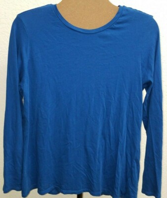 Women's dip Brand Tee Shirt (XL) Navy Blue. Long Sleeved. -image