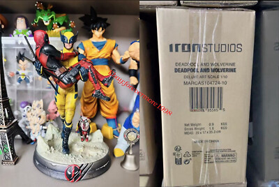 Iron Studio 1/10 Deadpool And Wolverine Statue Figure Model Limited IN STOCK-image