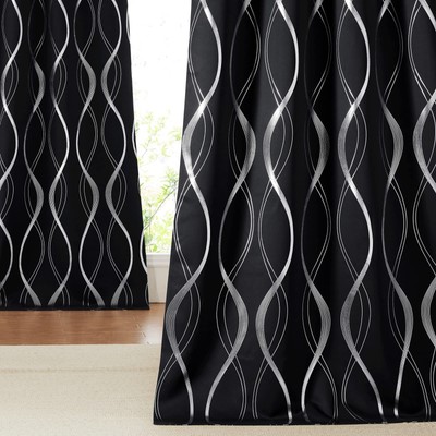 Blackout Curtain Panels 84 inches - Light Reducing Thermal Insulated Solid Gr...-image