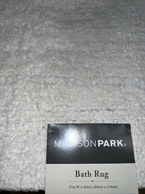 Madison Park Spa Reversible Cotton Bath Rug, 27