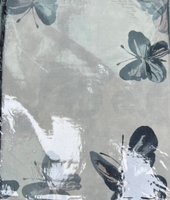 Pottery Barn Butterfly Kisses Organic Percale Duvet Cover Full/Queen-image