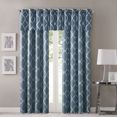 Madison Park Saratoga Grommet Window Panel Curtain Single Only 50in W x 95 in L-image