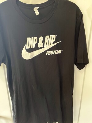 Dip And Rip Tattoo Shirt  Perfect Condition Size XL 💥A REAL TATTOOER UNIFORM💥-image