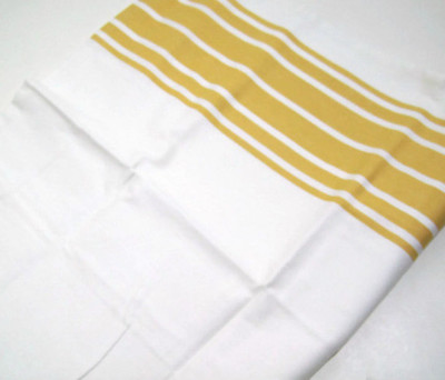 Pottery Barn Straw Yellow Pascal Stripe Standard Pillow Cover Sham New-image