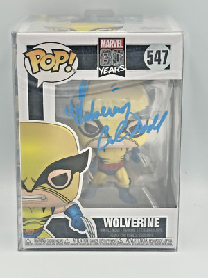 Wolverine AUTOGRAPHED Cal Dodd Funko Pop #547 JSA Certified AUTHENTIC-image