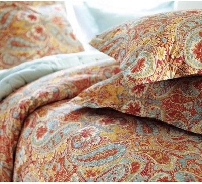 Pottery Barn Bella Paisley Duvet Cover (KING)-image
