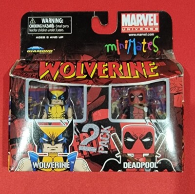 2009 Minimates X-Men Wolverine Wolverine Vs  Deadpool 2” Figures -image