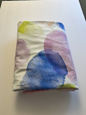 Pottery Barn Teen Watercolor Dots Organic Duvet Cover Twin-image