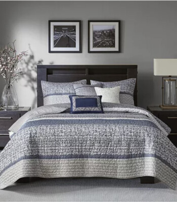 Madison Park Melody Multi 7pc Comforter Set King NIP-image