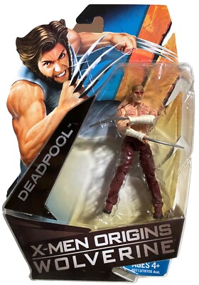 X-Men Origins Wolverine Movie Deadpool No Shirt Variant Action Figure NEW 2009-image