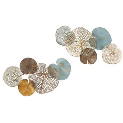 Madsion Park Wall Art Living Room Décor - Lenzie Metal Abstract Coastal Decor...-image