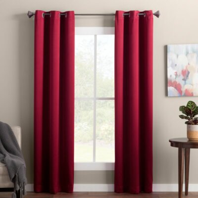 One Sun Zero Becca Energy Efficient Grommet Top Curtain Panel 40
