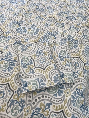 Pottery Barn Jessie QUEEN/FULL DUVET SET + 2 Standard SHAMS Paisley Blue-image
