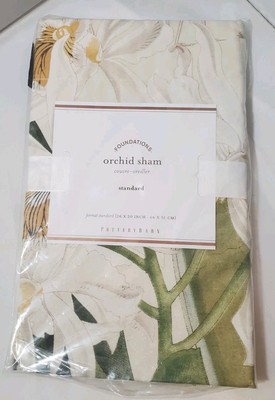 New Pottery Barn Foundations Orchid Sham Standard 26 x 20