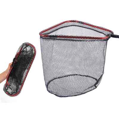 Head 8mm Screw Folding Dip Net 40/60/65cm Gluing Net Fishing Tool Accessories-image