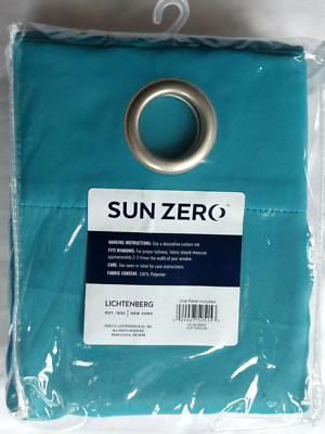 Sun Zero Marine Saxon Grommet Top Blackout Curtain Panel 54
