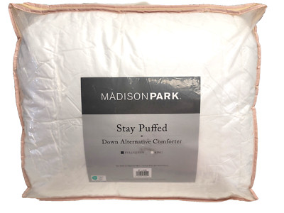Madison Park Stay Puffed Overfilled Down Alternative Full/Queen Comforter White-image