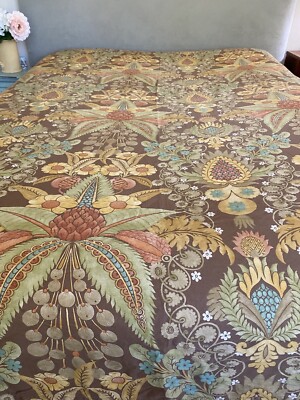 POTTERY BARN Duvet Cover FULL/ QUEEN Cassandra Palampore Reversible 100% Cotton-image