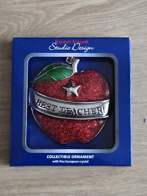 Regent Square Studio Design Best Teacher Ornament-image