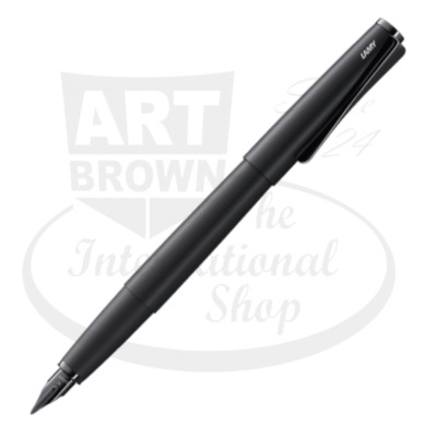 LAMY Studio LX All Black Fine Fountain Pen, L66ALBKF-image