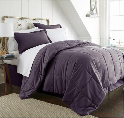 ienjoy Home Bed in a Bag California King - PURPLE-image