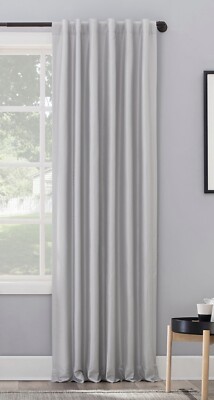 Sun Zero Evelina Faux Evelini Faux Silk Thermal Extreme 100% Blackout Back Tab-image