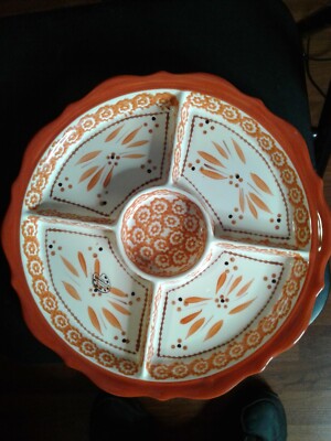 Temptations Bakeware Old World Appetizer Tray Dips Large Bakeware-image