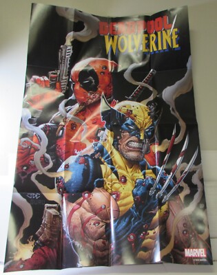 Deadpool Wolverine #1 Marvel Comics 2025 Promo Folded Poster Joshua Cassara-image