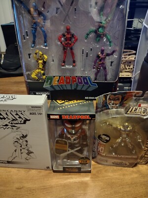 Marvel Deadpool And Wolverine Figure Lot -image