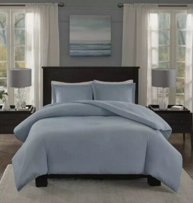 Madison Park Essentials Blue Duvet Cover - Size Twin-image