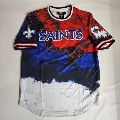 New Orleans Saints T-Shirt Americana Dip-Dye Size XL NFL Pro Standard RARE-image