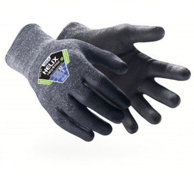 HEXARMOR Knit Gloves: 2XL ( 11 ), ANSI Cut Level A3, Palm, Dipped, Nitrile-image