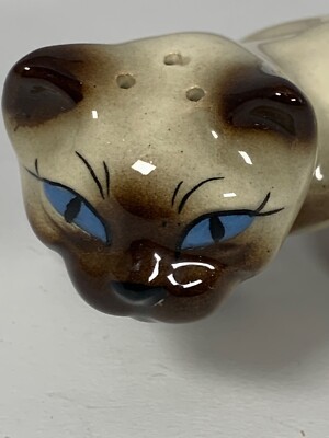 Vintage Ceramic Arts Studio Thai Siamese Cat Pepper Shaker-image