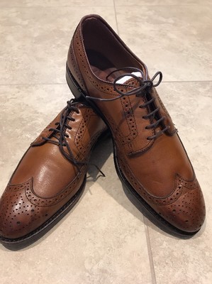 Allen Edmonds 'Madison Park' Wingtip, Size 8 1/2 D, Brown, Retail $385-image