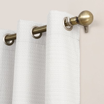 Textured Blackout Thermal-Lined Energy-Efficient Cooper Grommet Curtain Panel-image