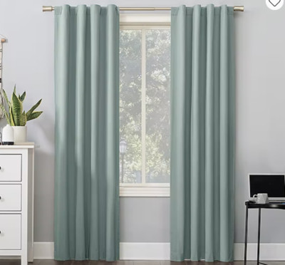 Sun Zero Cyrus Thermal Energy Saving 100% Blackout Curtain-image