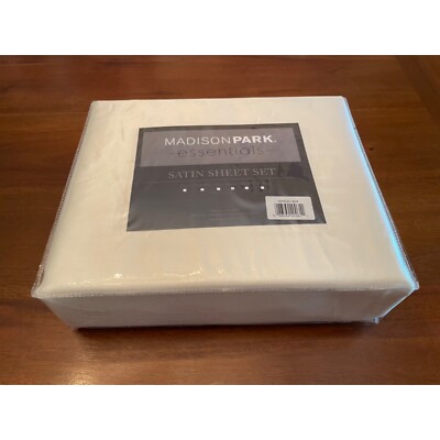 Madison Park Essentials Queen Size Satin Sheet Set 91519-image
