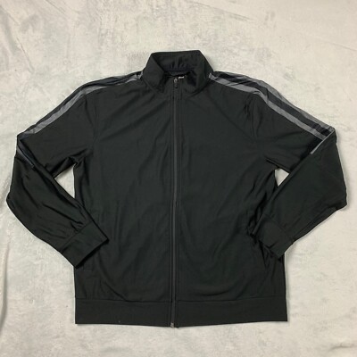 Mens Dip Active Spring/Fall Jacket Black with Grey Size M-image
