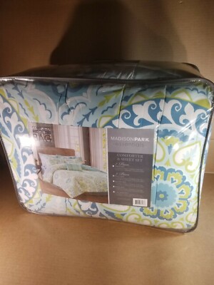 Madison Park Essentials 9 Piece Comforter & Sheet Set-image