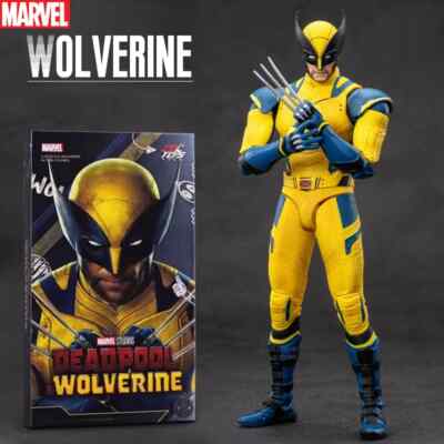 New ZD Toys Deadpool & Wolverine Model 7in 1/10 Action Figures Wolverine...-image