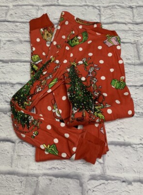 Pottery Barn Pajamas Christmas Grinch 8/10-image