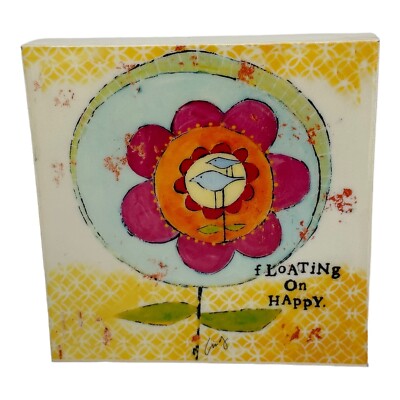 Cindy Wunsch “Floating On Happy”  Wall Art By Studio Be for Demdaco 2011-image