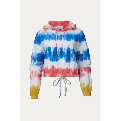 BEACH RIOT Bryce Hoodie in Primary Dip Dye Women's Sz L NWT-image