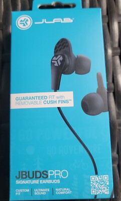 JLab JBuds Pro Signature Earbuds Earphones with Music Control Universal Mic-image