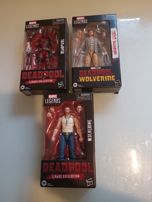 Deadpool & Wolverine Marvel Legends with Logan 6-Inch Action Figure Bundle-image